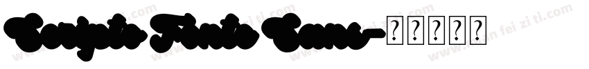 Scripto Fonte Sans字体转换